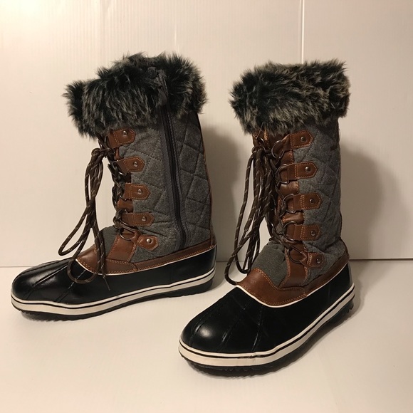 Dream Pairs winter snow insulated boots women size 11 - Picture 3 of 12